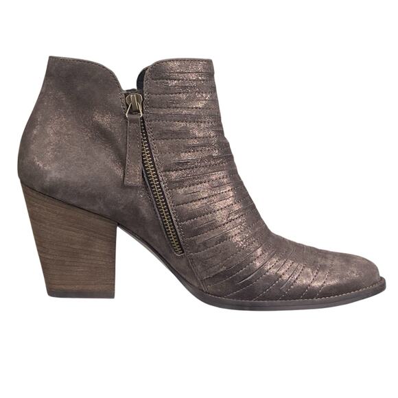 Paul Green Women's Malibu Brown Leather Side Zip Ankle Boot Size 7.5 US 10 - Picture 4 of 13